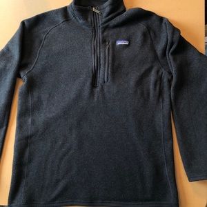 Patagonia Better Sweater pullover blue quarter zip